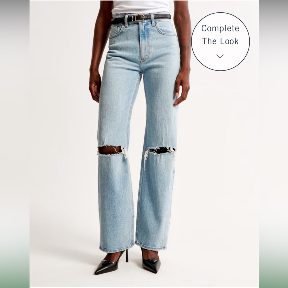 Abercrombie curve love 90s relaxed Jean